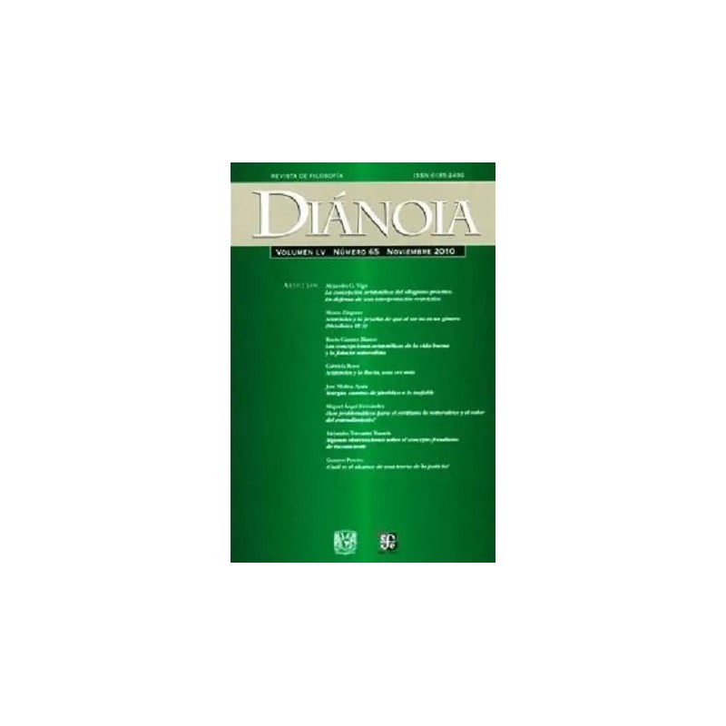 Diánoia volumen LVII nº69 Noviembre 2012 